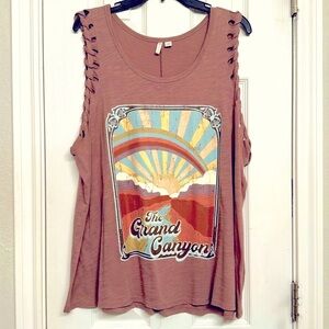 Summer Top with Grand Canyon Graphic